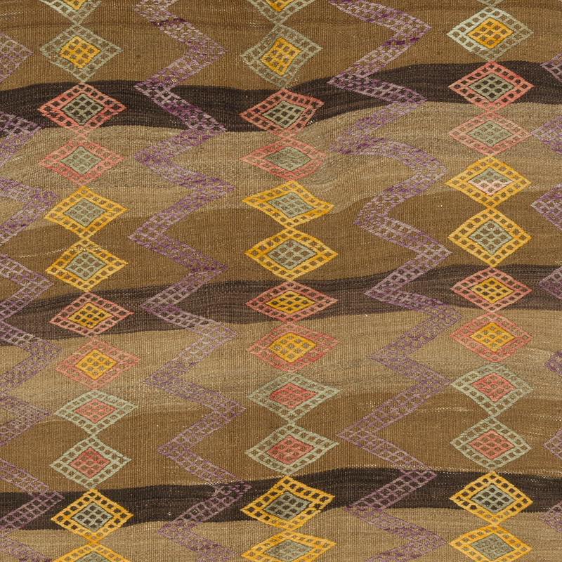 Alfombra Vintage Anatolian Kilim - 190 cm x 260 cm - K0087944