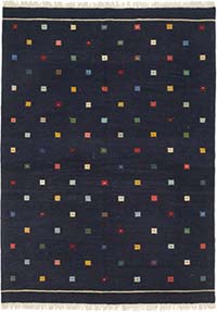 New Handwoven Turkish Kilim Rug - 6' 1" x 8' 5" (73" x 101")