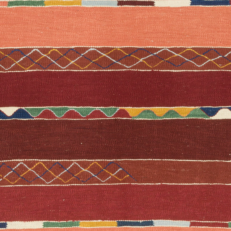 New Handwoven Turkish Kilim Rug - 4' 2" x 6' 3" (50" x 75") - K0087959