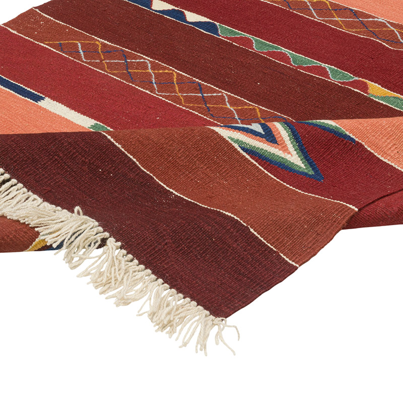 New Handwoven Turkish Kilim Rug - 4' 2" x 6' 3" (50" x 75") - K0087959