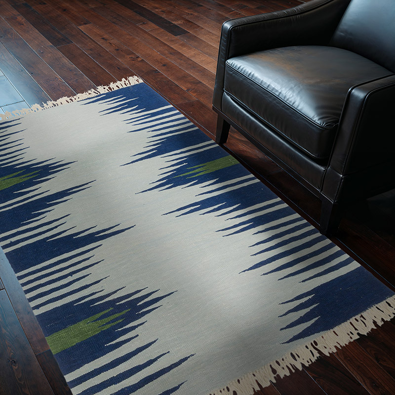 New Handwoven Turkish Kilim Rug - 4' 2" x 5' 11" (50" x 71") - K0087961