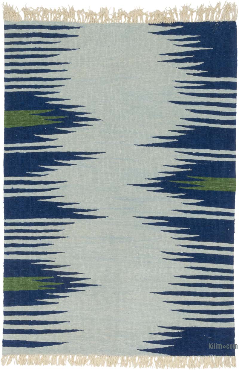 Yeni Kök Boya El Dokuma Kilim - 126 cm x 180 cm - K0087961