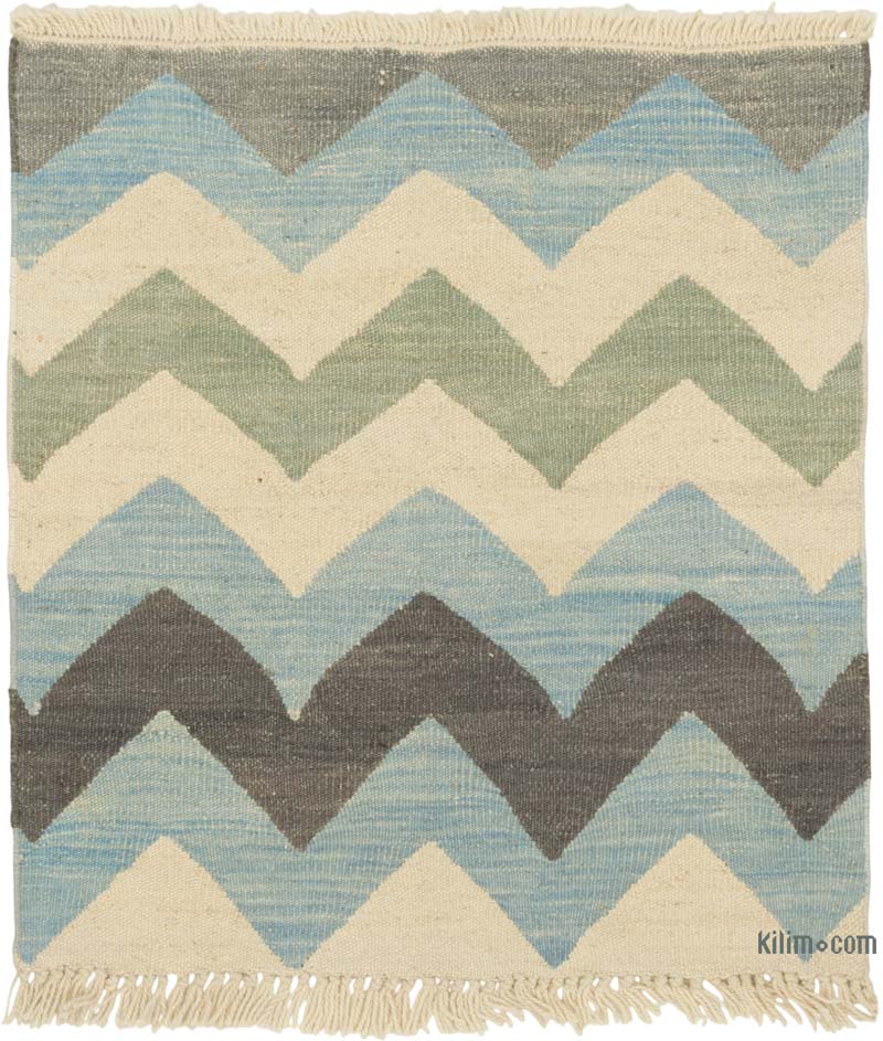 Yeni Kök Boya El Dokuma Kilim - 88 cm x 96 cm - K0087962