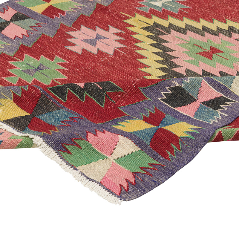 Vintage Manisa Kilim Rug - 5' 5" x 7' 11" (65" x 95") - K0087963