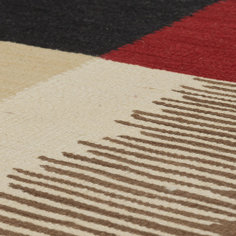 New Handwoven Turkish Kilim Rug - 4'  x 6' 2" (48" x 74") - K0087966