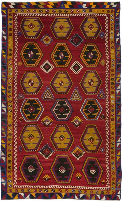 Vintage Şarkışla Kilimi - 228 cm x 377 cm