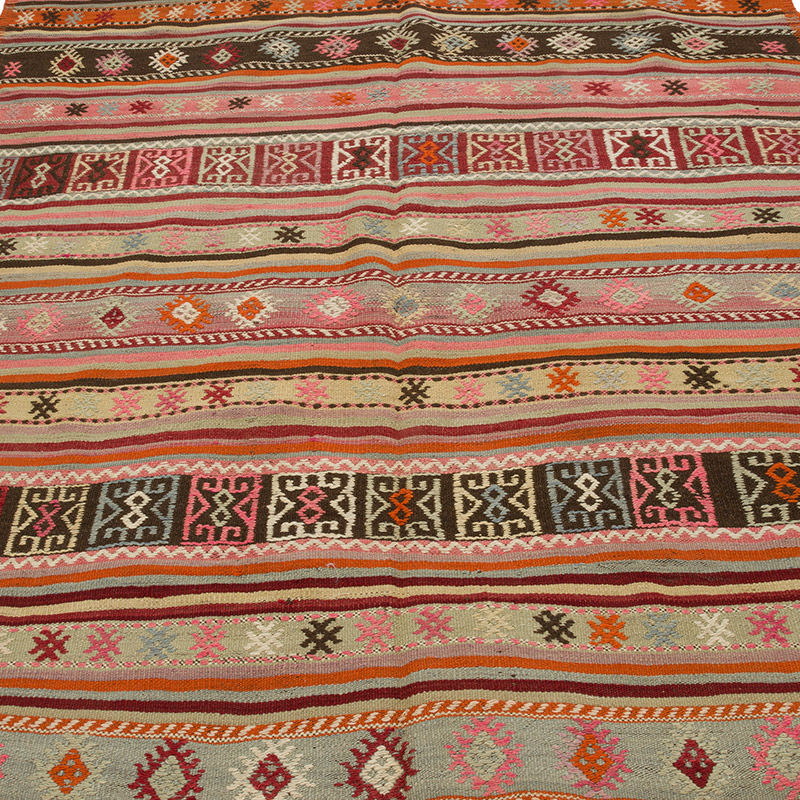 Alfombra Vintage Balikesir Kilim - 160 cm x 243 cm - K0087973