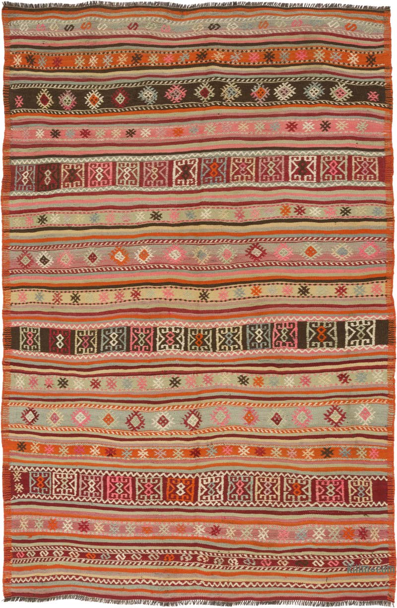 Alfombra Vintage Balikesir Kilim - 160 cm x 243 cm - K0087973