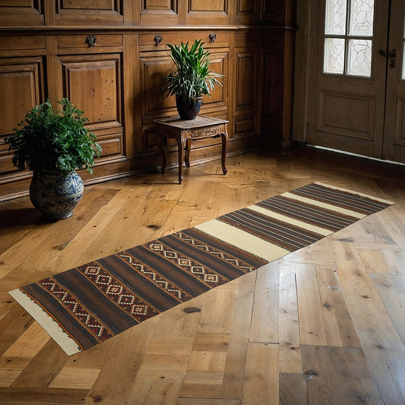 Balikesir Vintage Kilim de Pasillo - 62 cm x 234 cm - K0087980