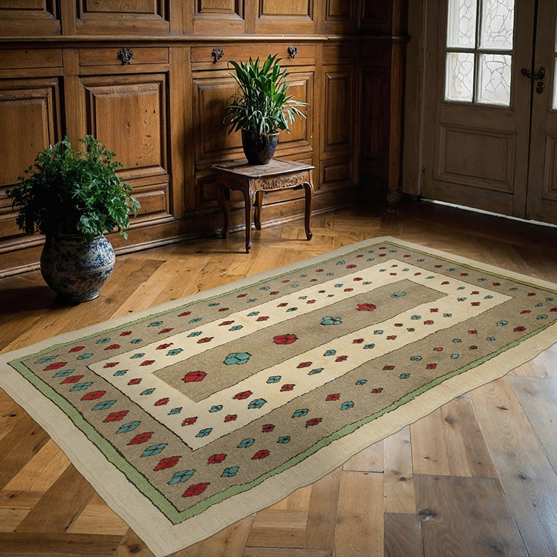Vintage Anatolian Tulu Rug - 4' 9" x 7' 11" (57" x 95") - K0087981