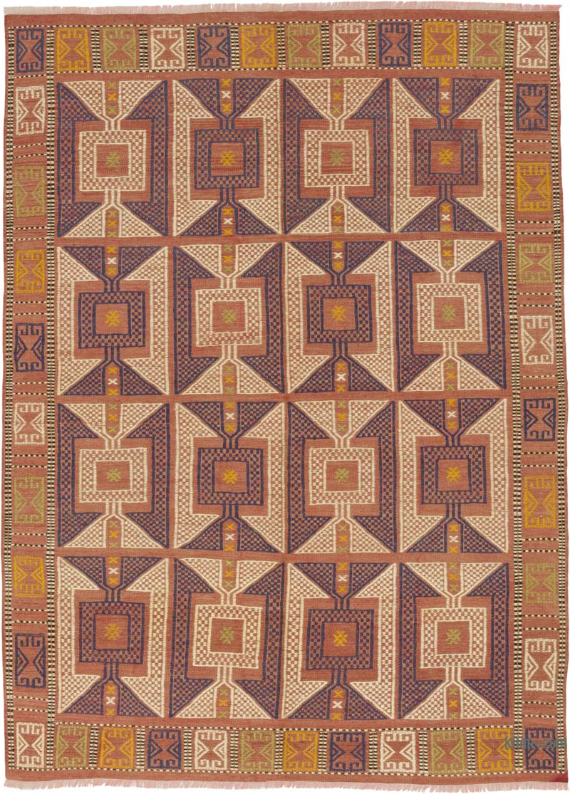 Vintage Anadolu Kilim - 151 cm x 205 cm - K0087984