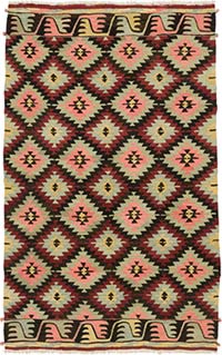 Vintage Mihalic Kilim Rug - 6' 1" x 9' 11" (73" x 119")