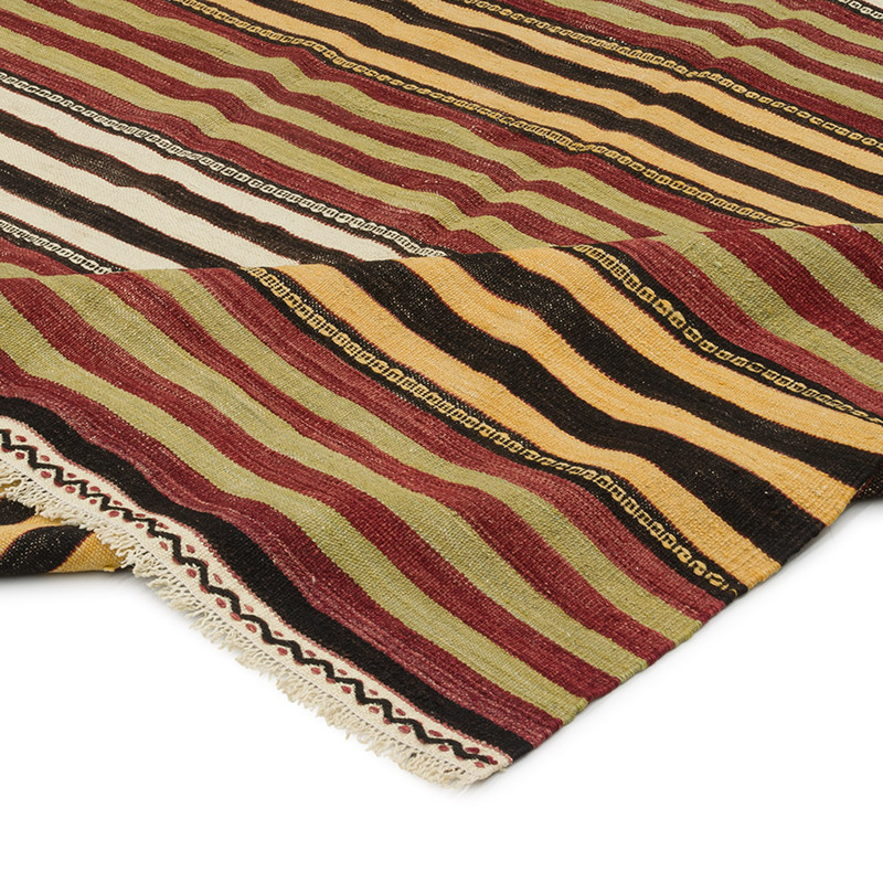 Vintage Konya Kilim Rug - 6' 2" x 10'  (74" x 120") - K0087986