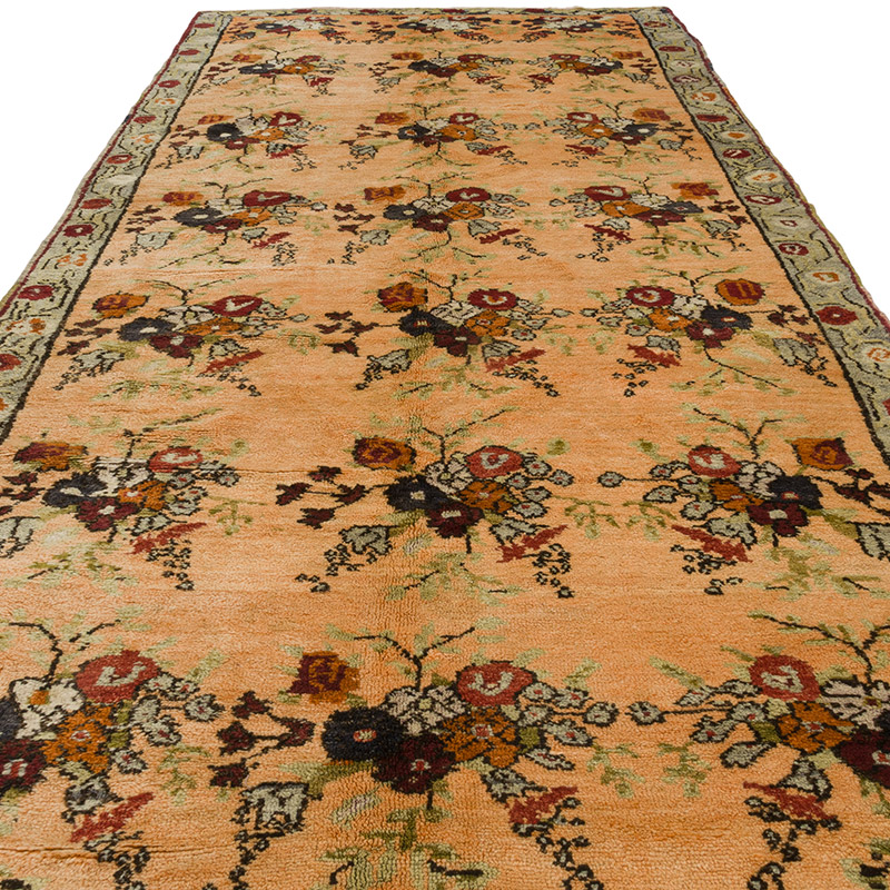 Alfombra Vintage Turca Anudada a Mano - 170 cm x 385 cm - K0087987