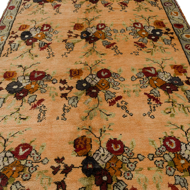 Alfombra Vintage Turca Anudada a Mano - 170 cm x 385 cm - K0087987