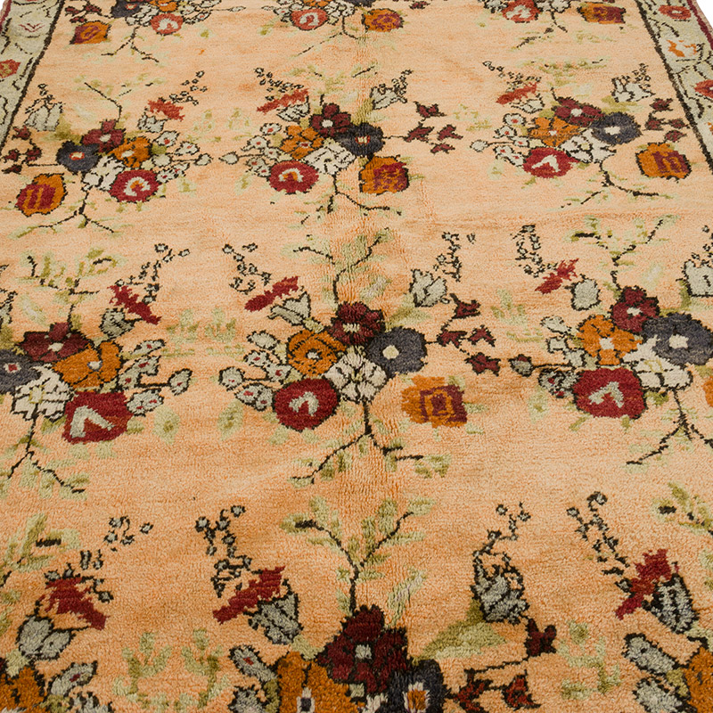 Alfombra Vintage Turca Anudada a Mano - 170 cm x 385 cm - K0087987