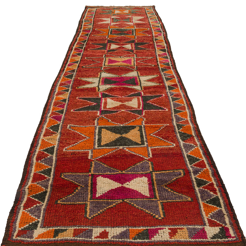 Vintage Anadolu Yolluk - 91 cm x 370 cm - K0087989