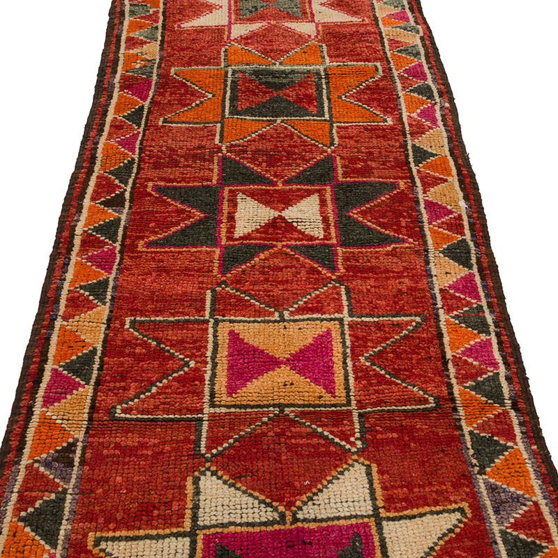 Vintage Anadolu Yolluk - 91 cm x 370 cm - K0087989