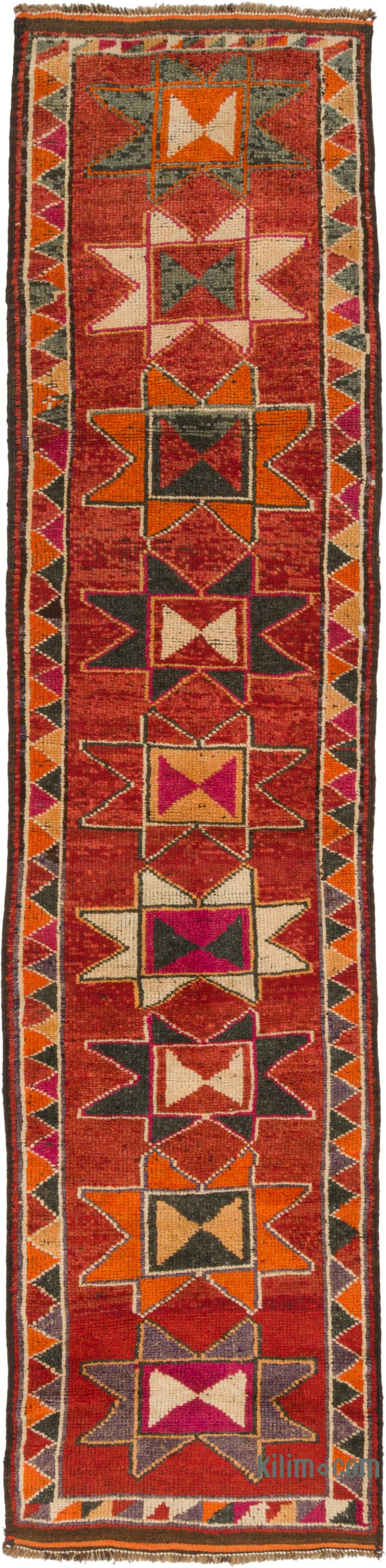 Vintage Anadolu Yolluk - 91 cm x 370 cm - K0087989