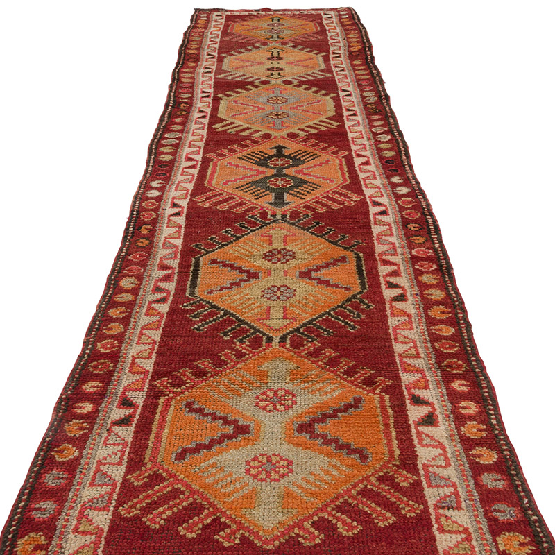 Vintage Anadolu Yolluk - 93 cm x 385 cm - K0087990