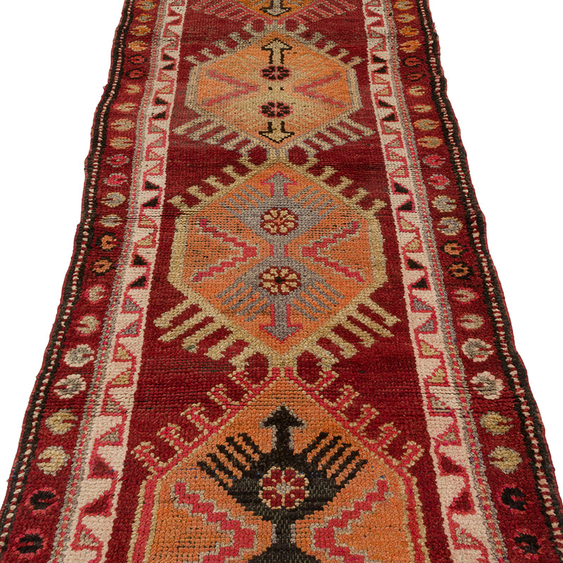 Vintage Anadolu Yolluk - 93 cm x 385 cm - K0087990