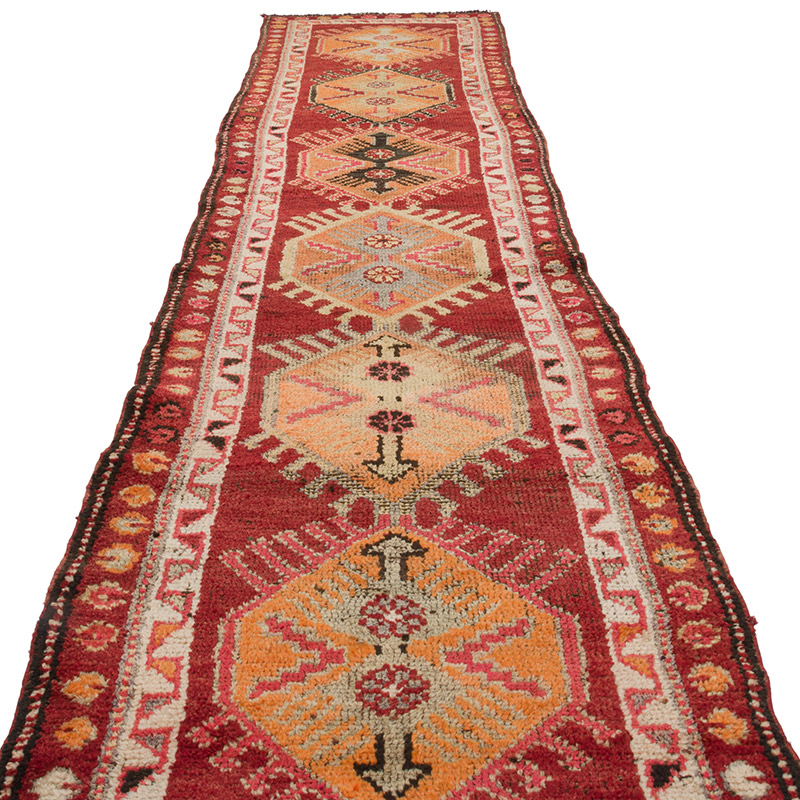 Vintage Anadolu Yolluk - 93 cm x 385 cm - K0087990