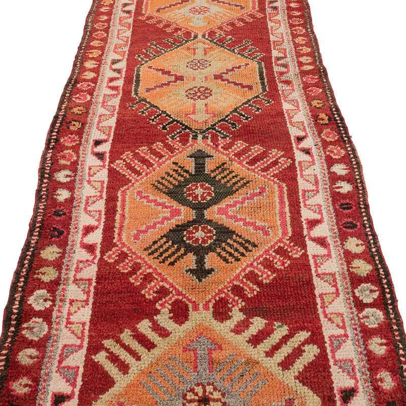 Vintage Anadolu Yolluk - 93 cm x 385 cm - K0087990