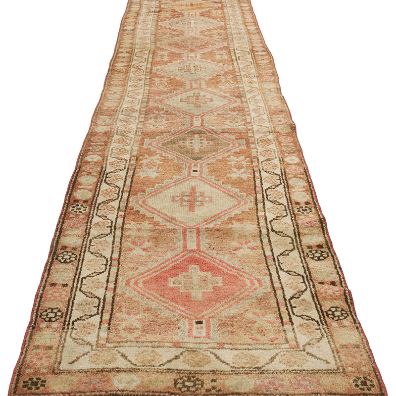 Vintage Tribal Runner Rug - 2' 9" x 11' 10" (33" x 142") - K0087991