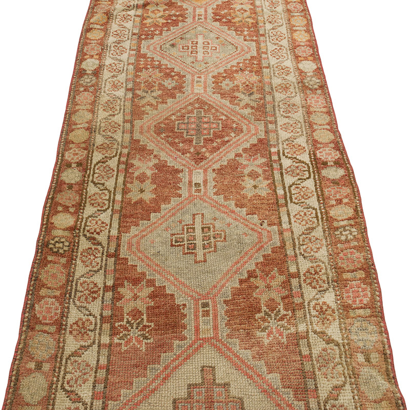 Vintage Tribal Runner Rug - 2' 9" x 11' 10" (33" x 142") - K0087991
