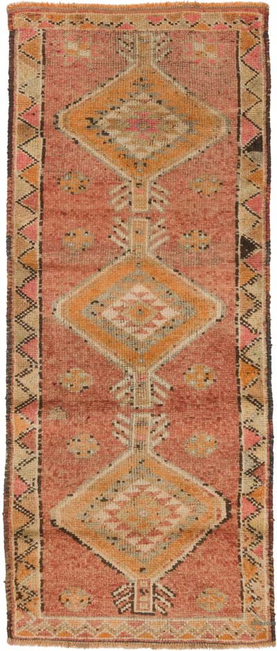 Vintage Anadolu Yolluk - 91 cm x 217 cm