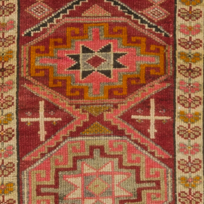 Alfombra Vintage de pasillo - 75 cm x 338 cm - K0087996