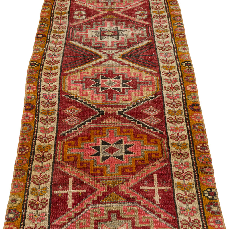 Alfombra Vintage de pasillo - 75 cm x 338 cm - K0087996