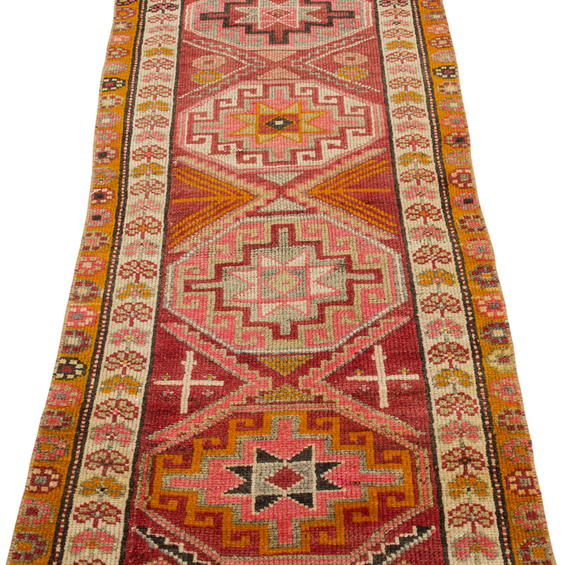 Alfombra Vintage de pasillo - 75 cm x 338 cm - K0087996