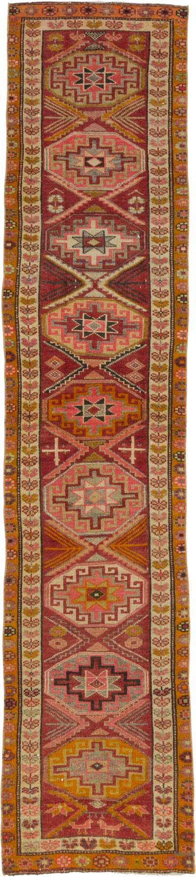Vintage Anadolu Yolluk - 75 cm x 338 cm