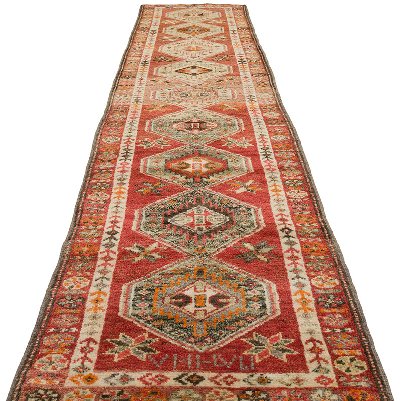 Vintage Anadolu Yolluk - 86 cm x 398 cm - K0087997