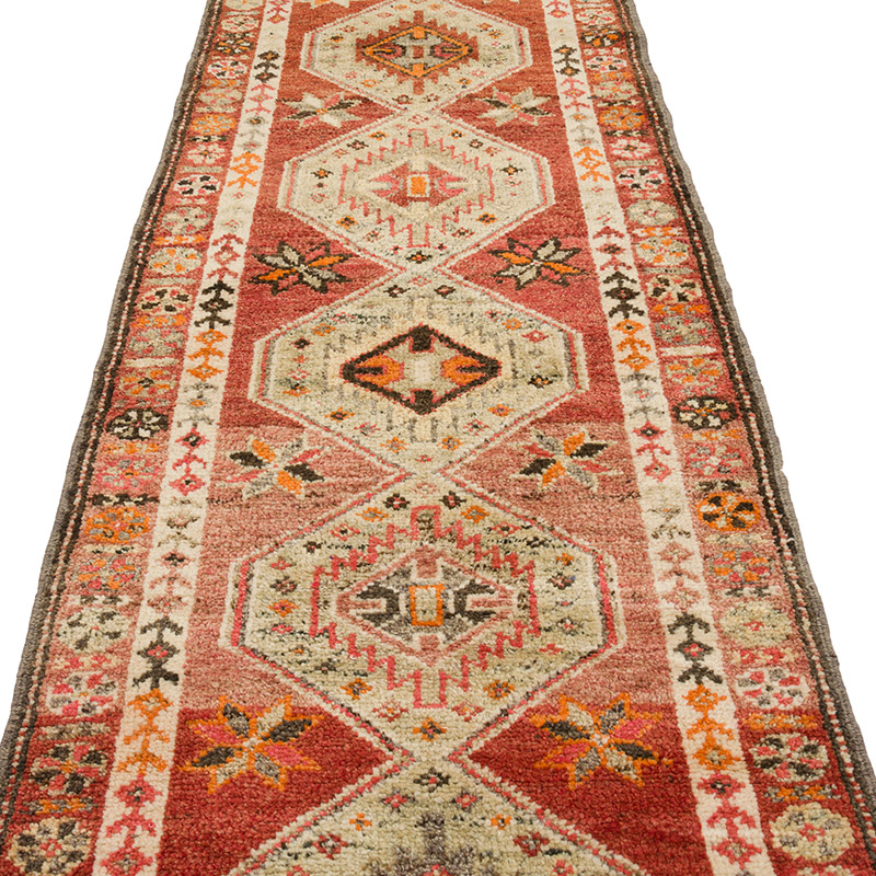 Vintage Anadolu Yolluk - 86 cm x 398 cm - K0087997