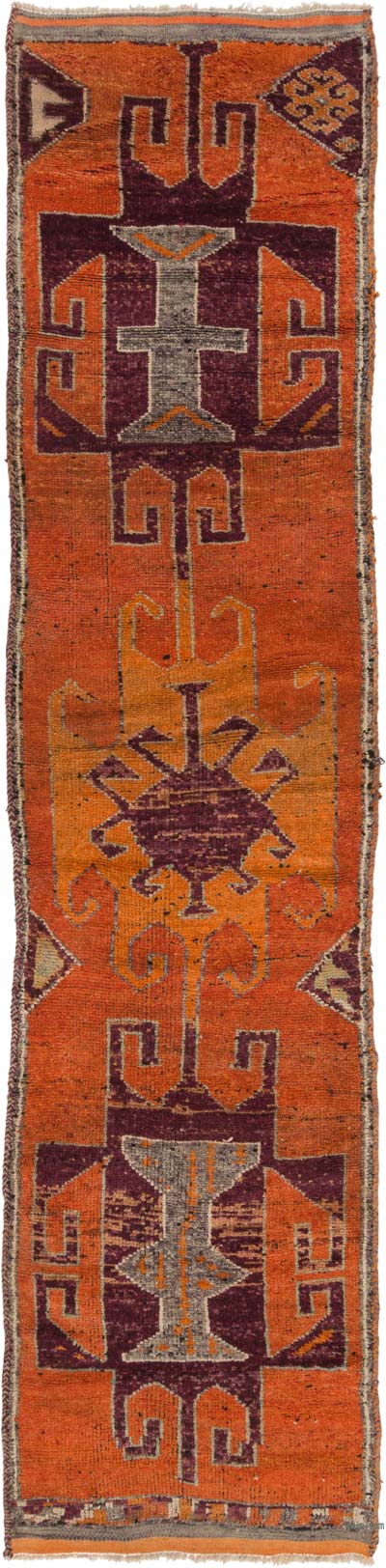 Vintage Anadolu Yolluk - 103 cm x 430 cm