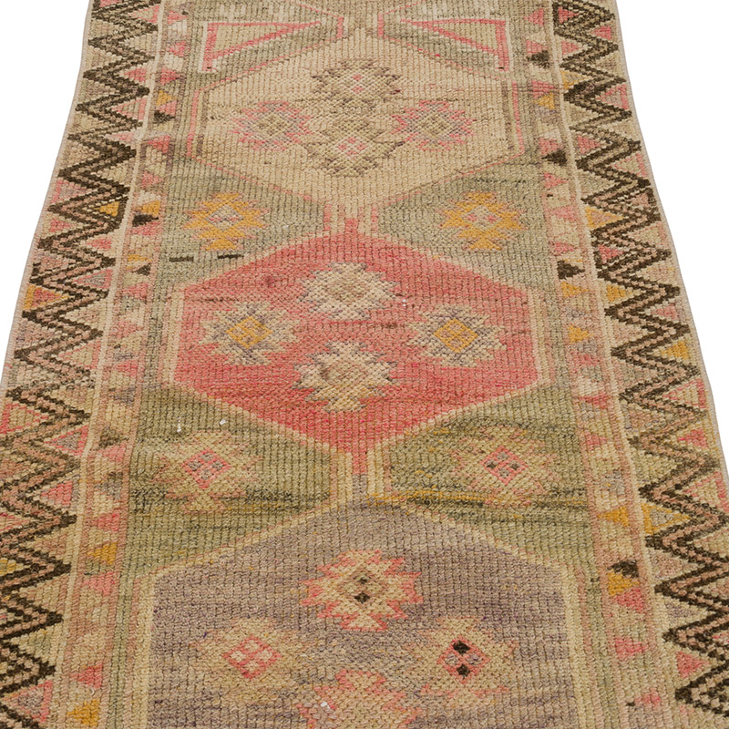 Vintage Anadolu Yolluk - 90 cm x 270 cm - K0088001