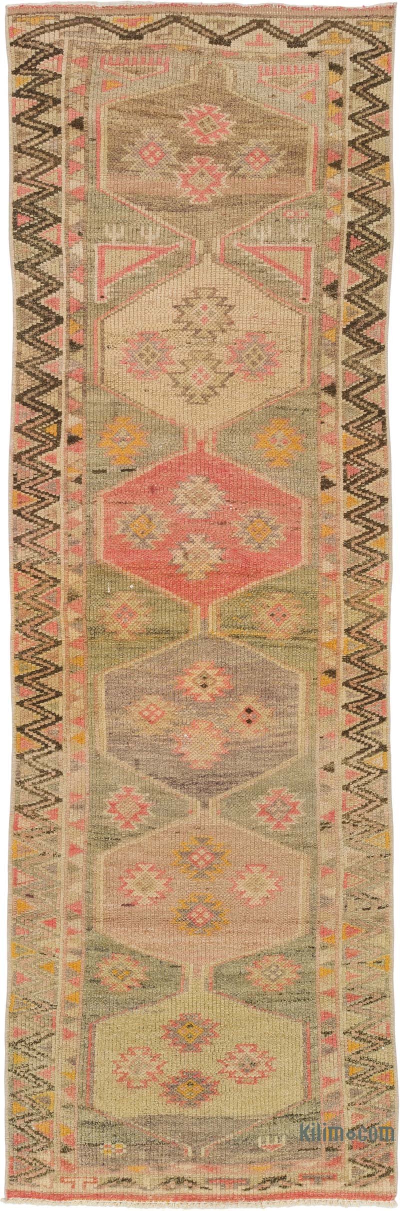 Vintage Anadolu Yolluk - 90 cm x 270 cm - K0088001