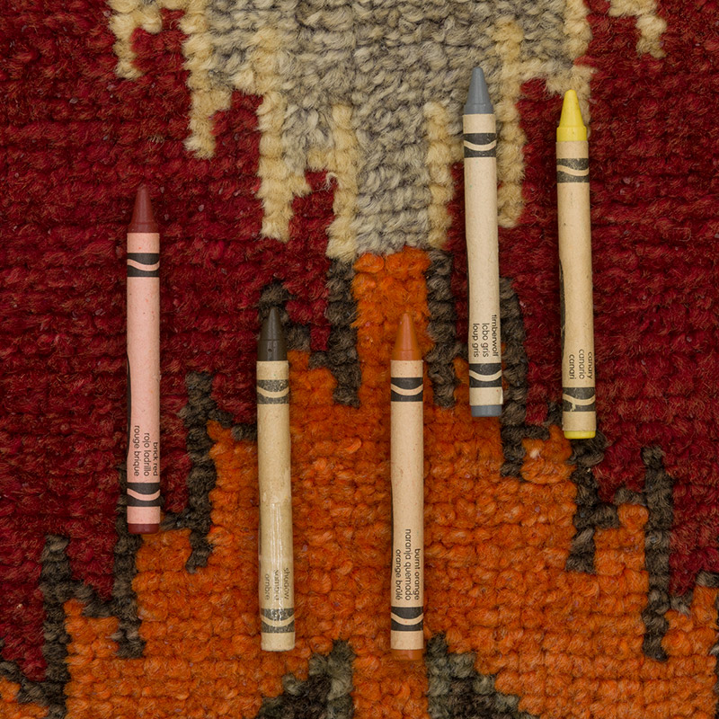 Alfombra Vintage de pasillo - 87 cm x 397 cm - K0088004