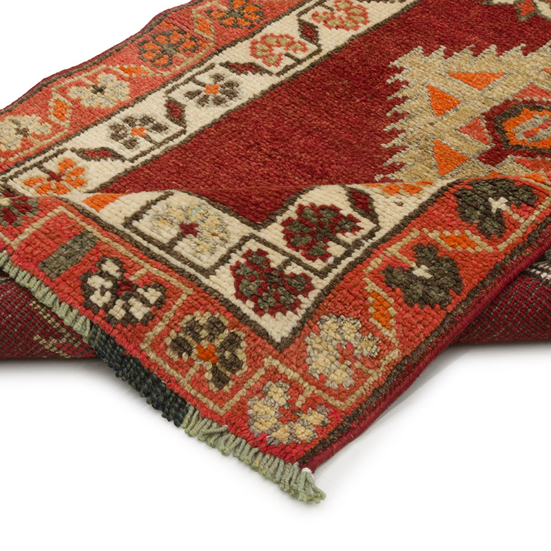 Alfombra Vintage de pasillo - 87 cm x 397 cm - K0088004