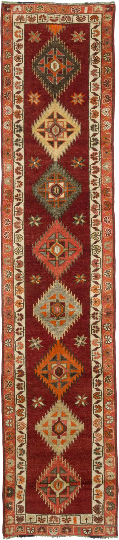 Vintage Anadolu Yolluk - 87 cm x 397 cm