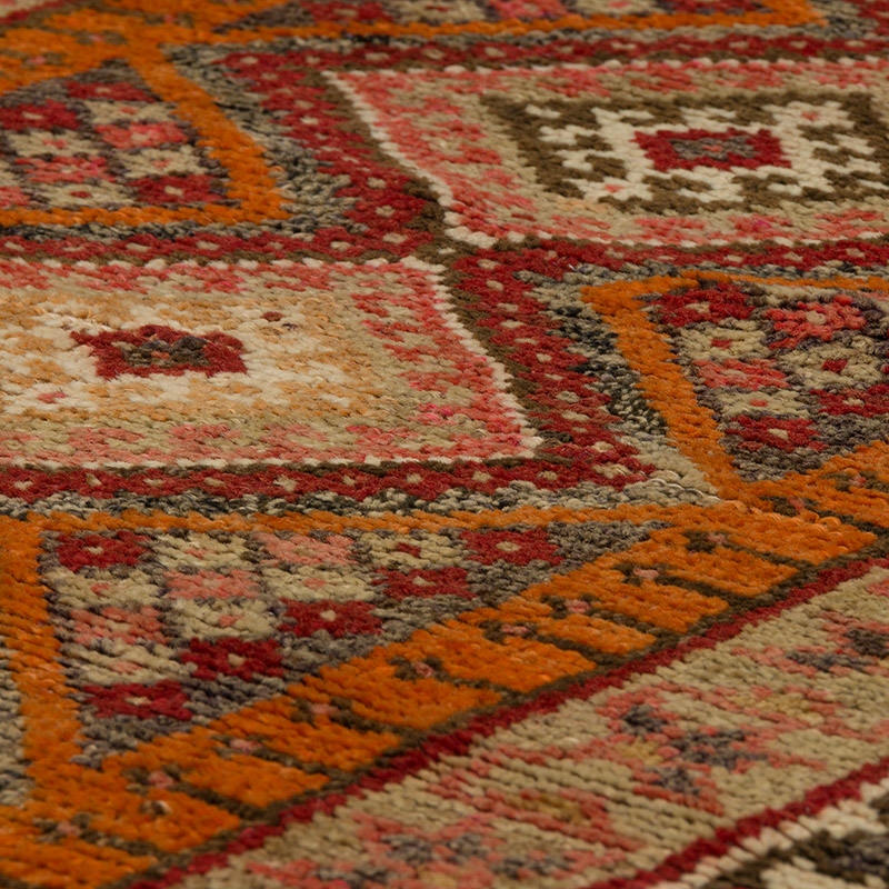 Alfombra Vintage de pasillo - 93 cm x 412 cm - K0088005