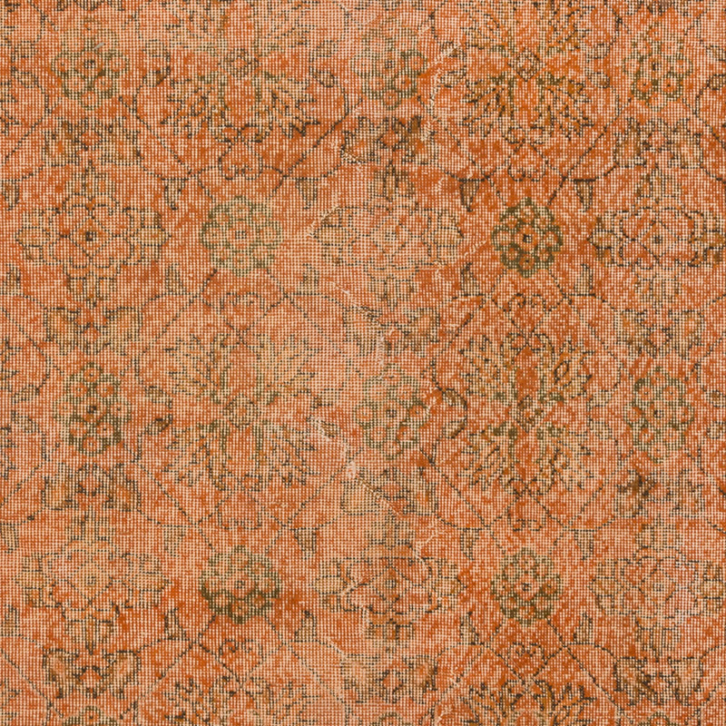 Alfombra Turca Vintage Sobre-teñida - 162 cm x 263 cm - K0088009