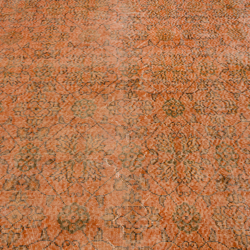 Alfombra Turca Vintage Sobre-teñida - 162 cm x 263 cm - K0088009