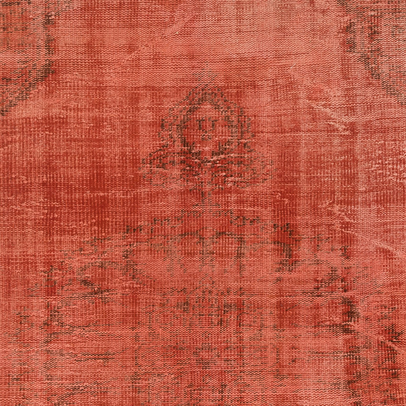 Alfombra Turca Vintage Sobre-teñida - 165 cm x 197 cm - K0088013