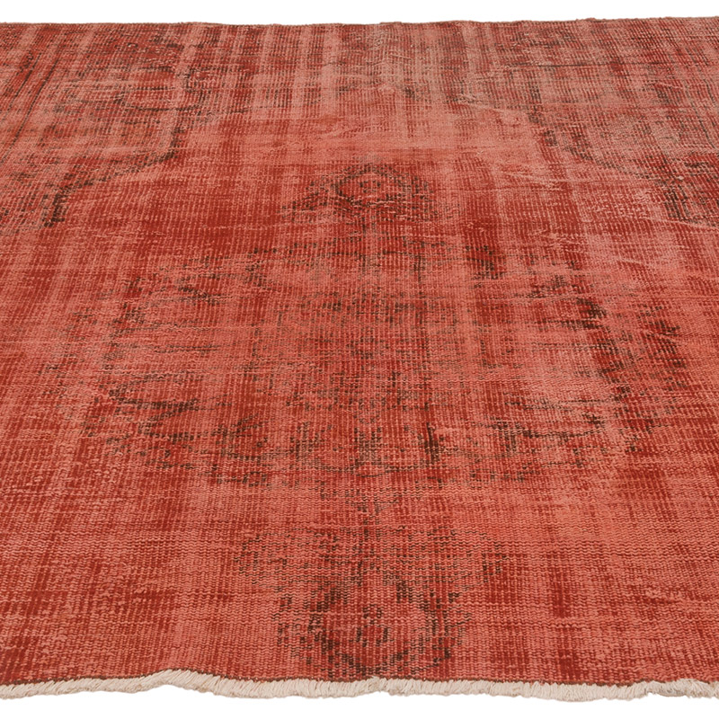 Alfombra Turca Vintage Sobre-teñida - 165 cm x 197 cm - K0088013