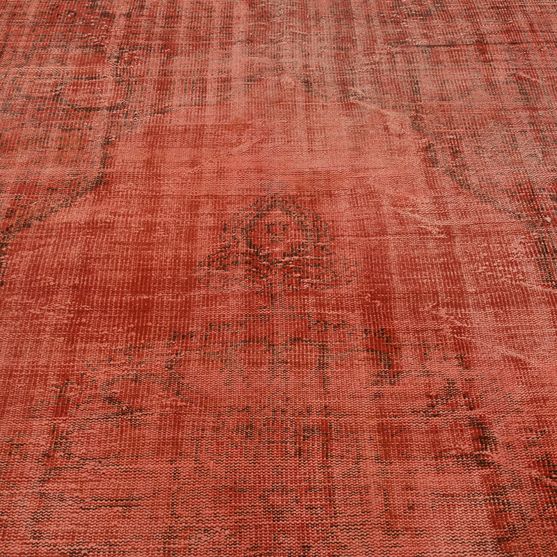 Alfombra Turca Vintage Sobre-teñida - 165 cm x 197 cm - K0088013