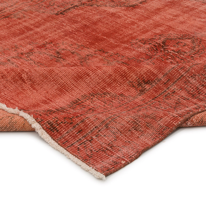 Alfombra Turca Vintage Sobre-teñida - 165 cm x 197 cm - K0088013