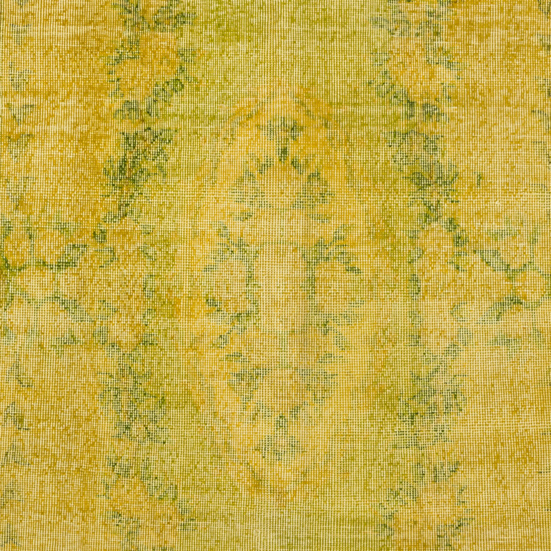 Over-dyed Vintage Hand-Knotted Turkish Rug - 5' 7" x 8'  (67" x 96") - K0088014